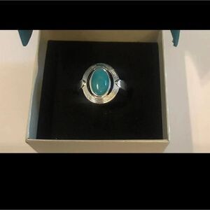 New~Oval Turquoise Ring Sz 9 by Jewelry Designer Samantha Wills